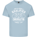 A Qualified Chiropractor Looks Like Mens Cotton T-Shirt Tee Top Light Blue