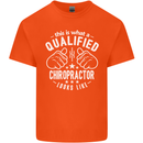 A Qualified Chiropractor Looks Like Mens Cotton T-Shirt Tee Top Orange