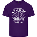 A Qualified Chiropractor Looks Like Mens Cotton T-Shirt Tee Top Purple