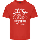 A Qualified Chiropractor Looks Like Mens Cotton T-Shirt Tee Top Red