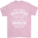 A Qualified Chiropractor Looks Like Mens T-Shirt Cotton Gildan Light Pink