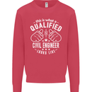 A Qualified Civil Engineer Looks Like Mens Sweatshirt Jumper Heliconia