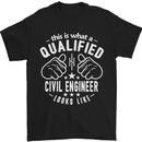 A Qualified Civil Engineer Looks Like Mens T-Shirt Cotton Gildan Black