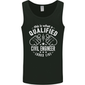 A Qualified Civil Engineer Looks Like Mens Vest Tank Top Black