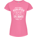 A Qualified Civil Engineer Looks Like Womens Petite Cut T-Shirt Azalea