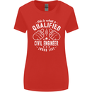 A Qualified Civil Engineer Looks Like Womens Wider Cut T-Shirt Red