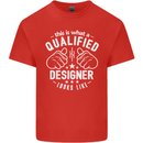 A Qualified Designer Looks Like Mens Cotton T-Shirt Tee Top Red
