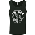 A Qualified Dinner Lady Looks Like Mens Vest Tank Top Black