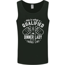 A Qualified Dinner Lady Looks Like Mens Vest Tank Top Black