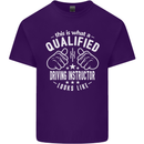 A Qualified Driving Instructor Looks Like Mens Cotton T-Shirt Tee Top Purple