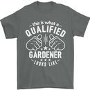A Qualified Gardener Looks Like Mens T-Shirt Cotton Gildan Charcoal