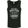 A Qualified Labourer Looks Like Mens Vest Tank Top Black