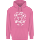A Qualified Lifeguard Looks Like Mens 80% Cotton Hoodie Azelea