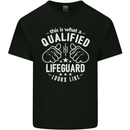 A Qualified Lifeguard Looks Like Mens Cotton T-Shirt Tee Top Black
