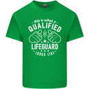 A Qualified Lifeguard Looks Like Mens Cotton T-Shirt Tee Top Irish Green