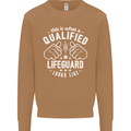 A Qualified Lifeguard Looks Like Mens Sweatshirt Jumper Caramel Latte