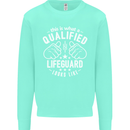 A Qualified Lifeguard Looks Like Mens Sweatshirt Jumper Peppermint