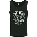 A Qualified Lifeguard Looks Like Mens Vest Tank Top Black