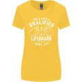 A Qualified Lifeguard Looks Like Womens Wider Cut T-Shirt Yellow