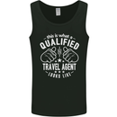 A Qualified Looks Travel Agent Like Mens Vest Tank Top Black