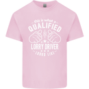 A Qualified Lorry Driver Looks Like Mens Cotton T-Shirt Tee Top Light Pink