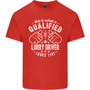 A Qualified Lorry Driver Looks Like Mens Cotton T-Shirt Tee Top Red