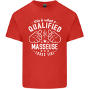 A Qualified Masseuse Looks Like Mens Cotton T-Shirt Tee Top Red