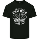 A Qualified Nutritionist Looks Like Mens Cotton T-Shirt Tee Top Black