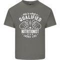 A Qualified Nutritionist Looks Like Mens Cotton T-Shirt Tee Top Charcoal