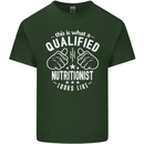 A Qualified Nutritionist Looks Like Mens Cotton T-Shirt Tee Top Forest Green