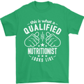 A Qualified Nutritionist Looks Like Mens T-Shirt Cotton Gildan Irish Green