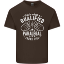 A Qualified Paralegal Looks Like Mens Cotton T-Shirt Tee Top Dark Chocolate