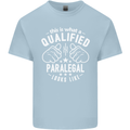 A Qualified Paralegal Looks Like Mens Cotton T-Shirt Tee Top Light Blue