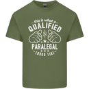 A Qualified Paralegal Looks Like Mens Cotton T-Shirt Tee Top Military Green