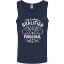 A Qualified Paralegal Looks Like Mens Vest Tank Top Navy Blue