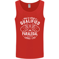 A Qualified Paralegal Looks Like Mens Vest Tank Top Red