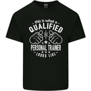 A Qualified Personal Trainer Looks Like Mens Cotton T-Shirt Tee Top Black