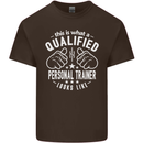 A Qualified Personal Trainer Looks Like Mens Cotton T-Shirt Tee Top Dark Chocolate