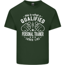 A Qualified Personal Trainer Looks Like Mens Cotton T-Shirt Tee Top Forest Green