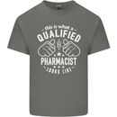 A Qualified Pharmacist Looks Like Mens Cotton T-Shirt Tee Top Charcoal