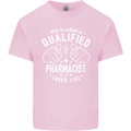 A Qualified Pharmacist Looks Like Mens Cotton T-Shirt Tee Top Light Pink