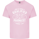 A Qualified Pharmacist Looks Like Mens Cotton T-Shirt Tee Top Light Pink