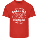A Qualified Pharmacist Looks Like Mens Cotton T-Shirt Tee Top Red