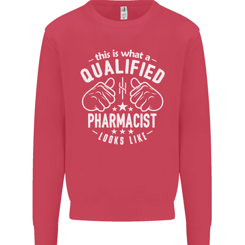 A Qualified Pharmacist Looks Like Mens Sweatshirt Jumper Heliconia