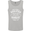 A Qualified Pharmacist Looks Like Mens Vest Tank Top Sports Grey