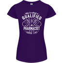 A Qualified Pharmacist Looks Like Womens Petite Cut T-Shirt Purple