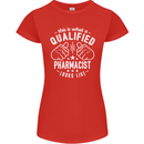 A Qualified Pharmacist Looks Like Womens Petite Cut T-Shirt Red
