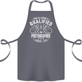 A Qualified Photographer Looks Like Cotton Apron 100% Organic Steel
