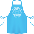A Qualified Photographer Looks Like Cotton Apron 100% Organic Turquoise