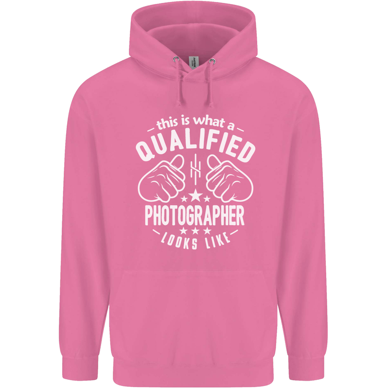 A Qualified Photographer Looks Like Mens 80% Cotton Hoodie Azelea